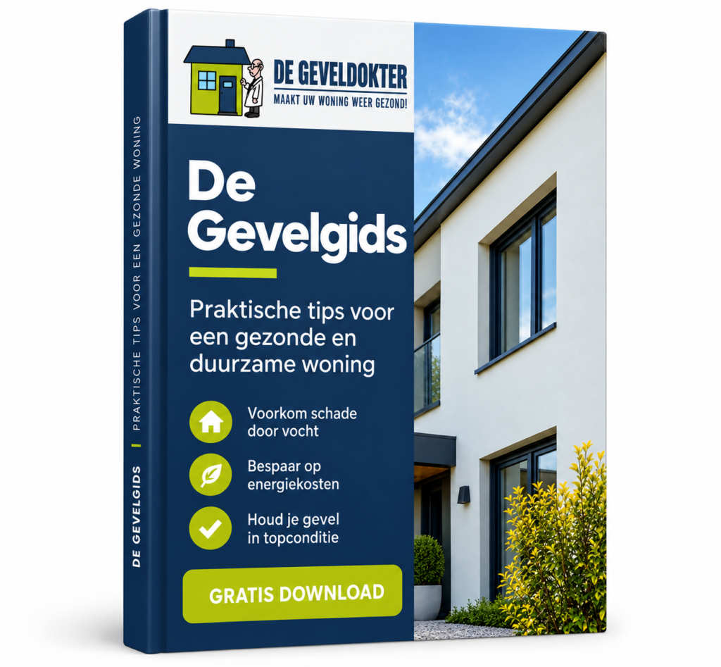 Gratis Gevelgids van De Geveldokter met praktische tips om gevelproblemen en vochtschade te herkennen